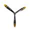 Black Metal Industrial Propellor Wall Decor, 2ct.